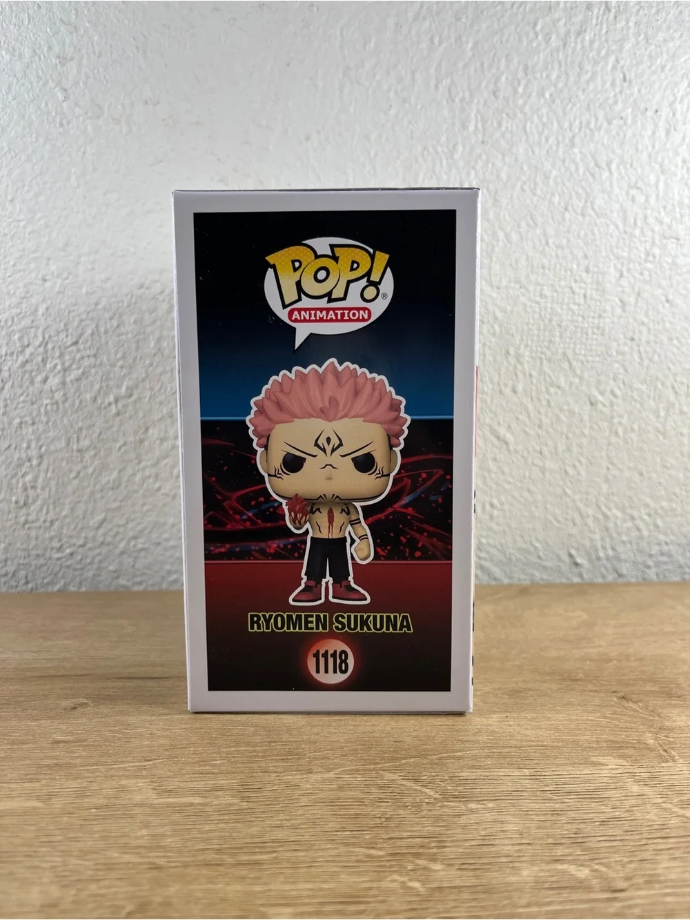 Ryomen Sukuna Funko Pop #1118 Galactic Jujutsu Kaisen Common Vaulted NEAR MINT